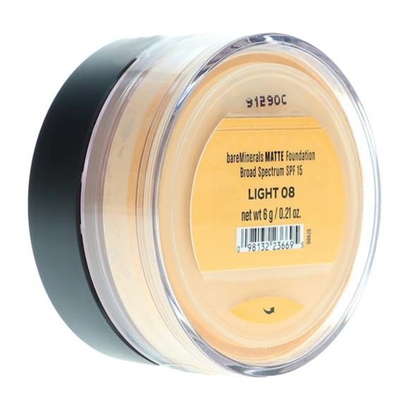 bareMinerals Matte Foundation Broad Spectrum SPF 15 Light 08 0.21 oz - Picture 7 of 8